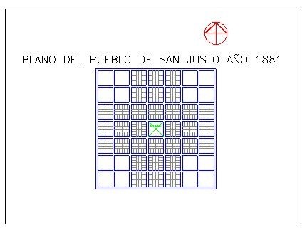 Plano original de la ciudad