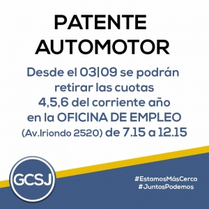 Patente automotor