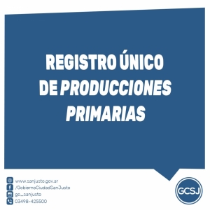 ACTUALIZACIÓN DE FEBRERO - REGISTRO ÚNICO DE PRODUCCIONES PRIMARIAS. (RUPP)