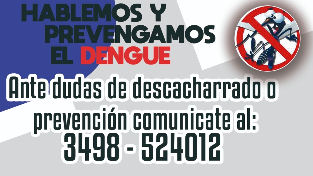 CAMPAÑA DE PREVENCIÓN CONTRA EL DENGUE.