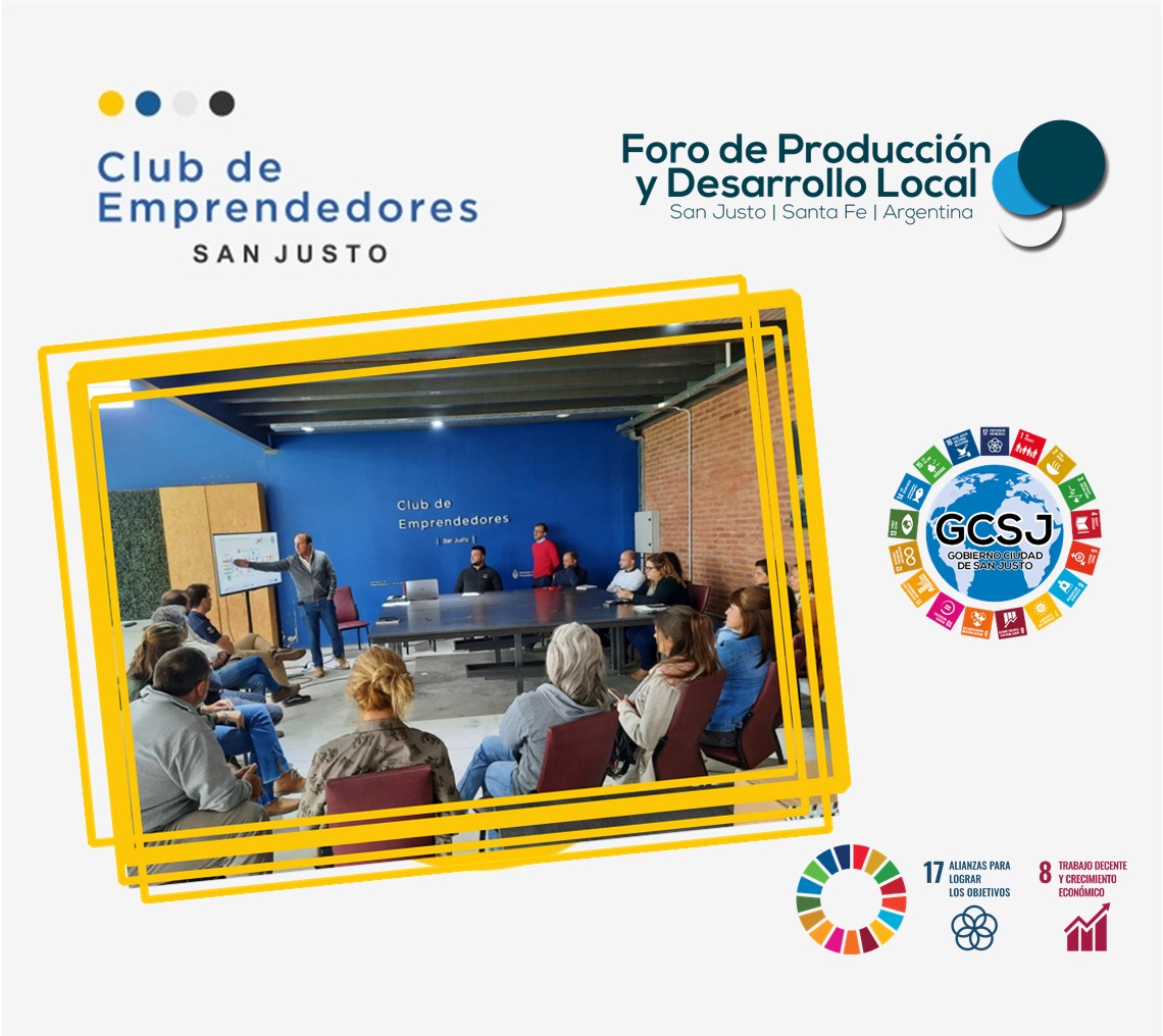 La mesa del Foro de Producción y Desarrollo Local se reunió en el Club de  Emprendedores - Club de Emprendedores