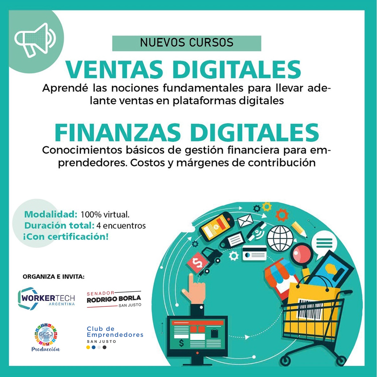 Nuevos cursos de ventas y finanzas digitales - Club de Emprendedores