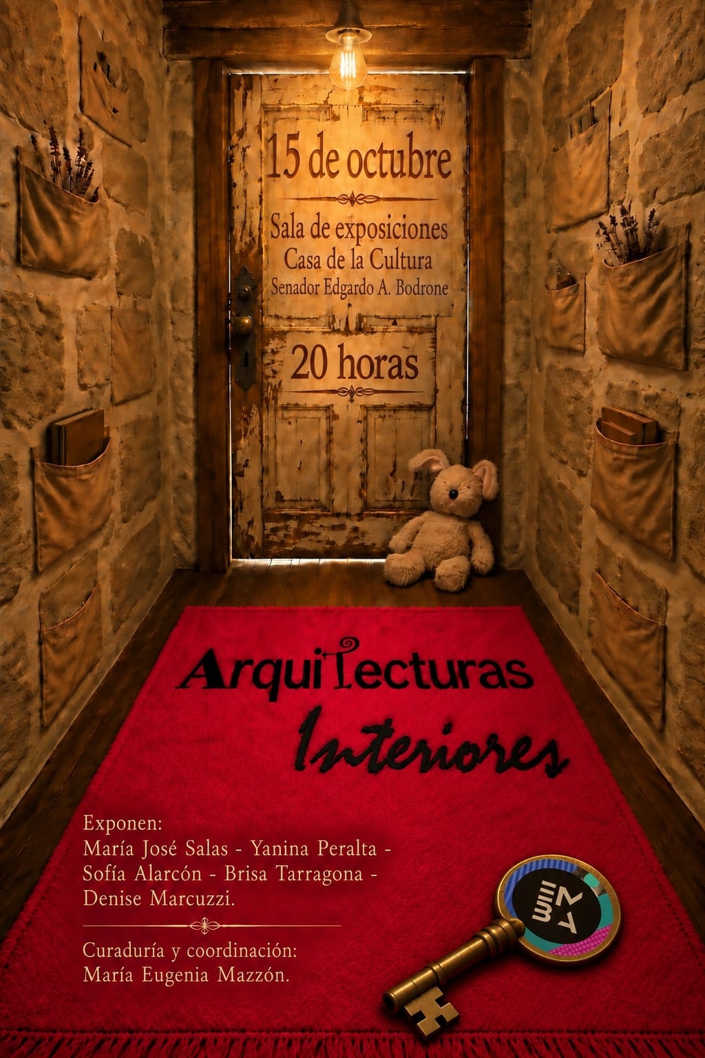 Muestra “Arquitecturas interiores” en la Casa de la Cultura